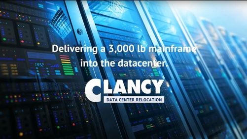 3,000 lb Mainframe Rack Delivery to a Data Center