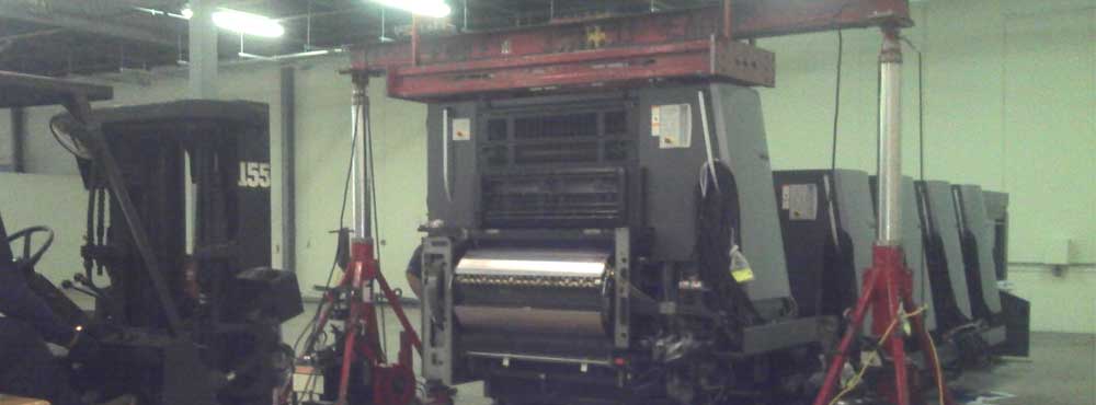Printing Press Relocation Services
