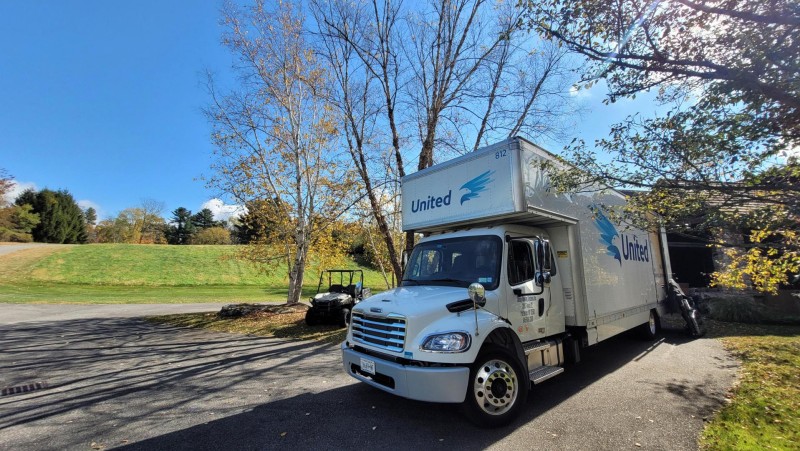 clancy truck in fall