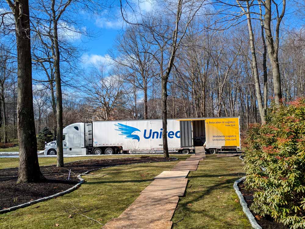 clancy truck parked outside