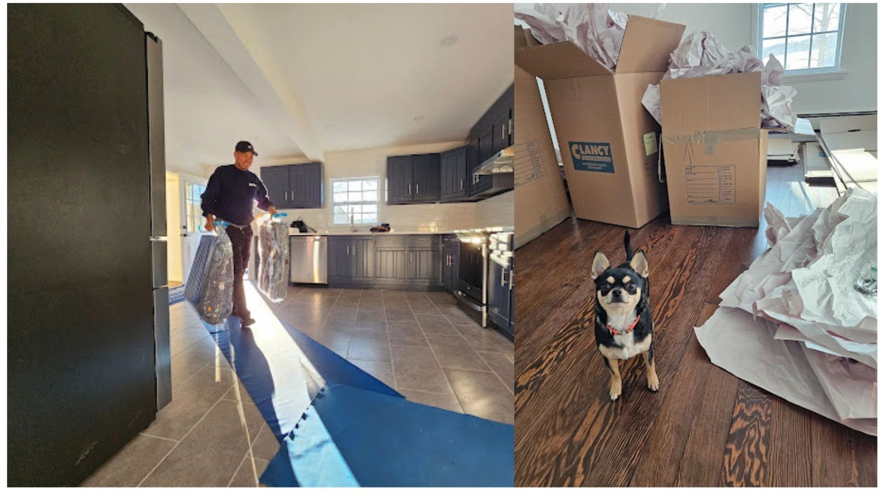 Moving Household items onto a new home